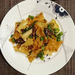 糯米椒牛肉雙味麵