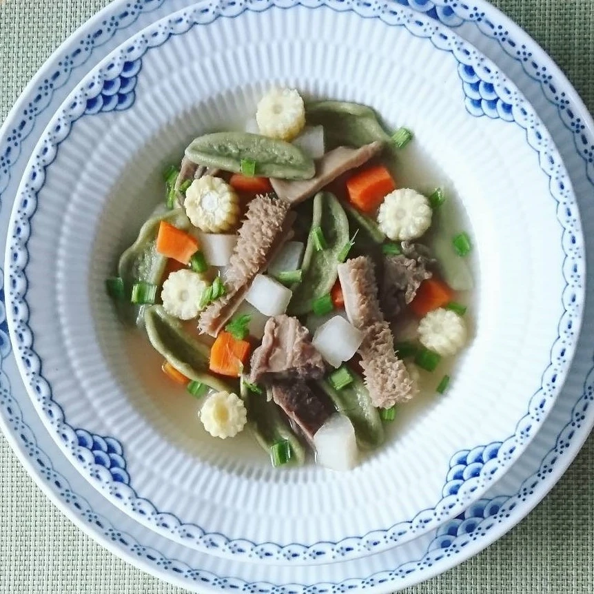 清燉蘿蔔牛雜義大利湯麵