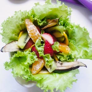 蔬食水果溫沙拉