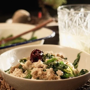 涼拌蔬菜佐木棉豆腐